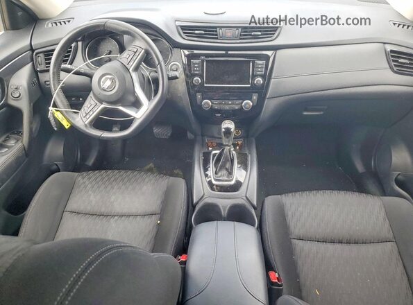KNMAT2MV1JP603741 2018 NISSAN ROGUE Black წინა პანელის ხედი