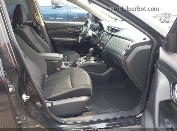 KNMAT2MV1JP616568 2018 NISSAN ROGUE Black Front interior view