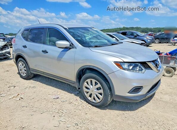 KNMAT2MV2GP613624 2016 NISSAN ROGUE Gray Delantero derecho