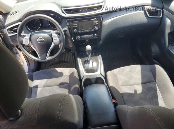 KNMAT2MV2GP613624 2016 NISSAN ROGUE Gray Vista del salpicadero
