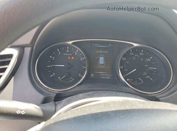 KNMAT2MV2GP613624 2016 NISSAN ROGUE Gray Vista del cuadro de instrumentos