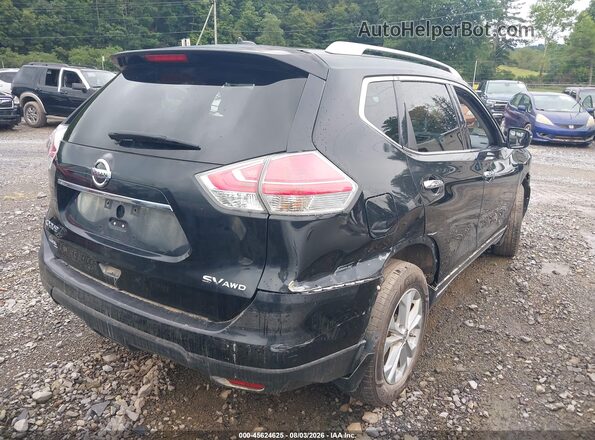 KNMAT2MV2GP616085 2016 NISSAN ROGUE Black Tył prawy
