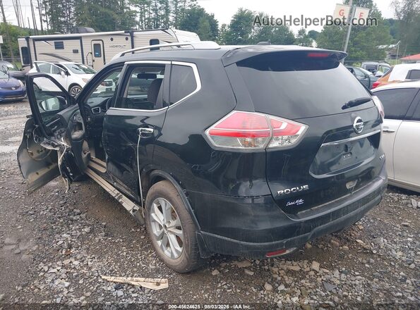 KNMAT2MV2GP616085 2016 NISSAN ROGUE Black Tył lewy