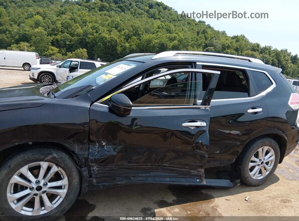 KNMAT2MV2GP616085 2016 NISSAN ROGUE Black Widok z przodu
