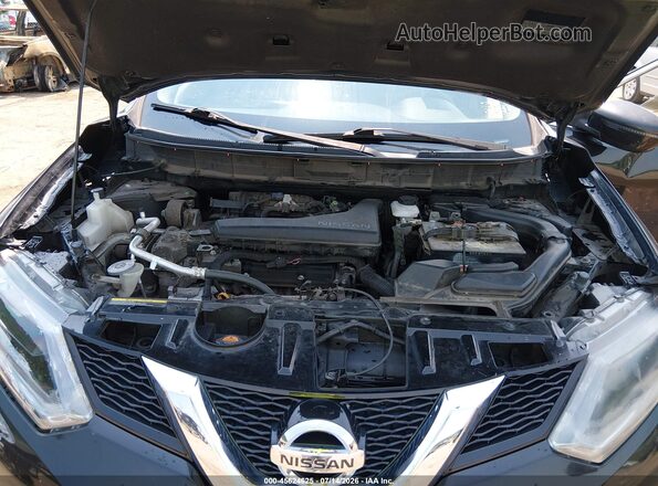 KNMAT2MV2GP616085 2016 NISSAN ROGUE Black Widok z tyłu