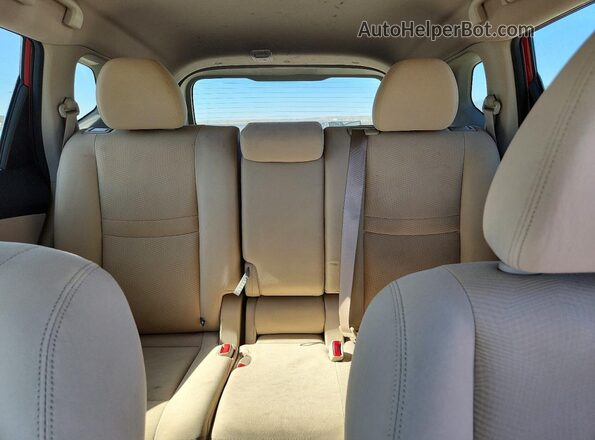 KNMAT2MV2GP626602 2016 NISSAN ROGUE Красный Вид задних сидений