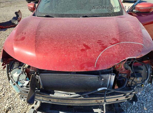 KNMAT2MV2GP626602 2016 NISSAN ROGUE Красный Вид подкапотного пространства