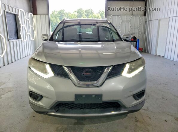 KNMAT2MV2GP631086 2016 NISSAN ROGUE Silver Widok z przodu