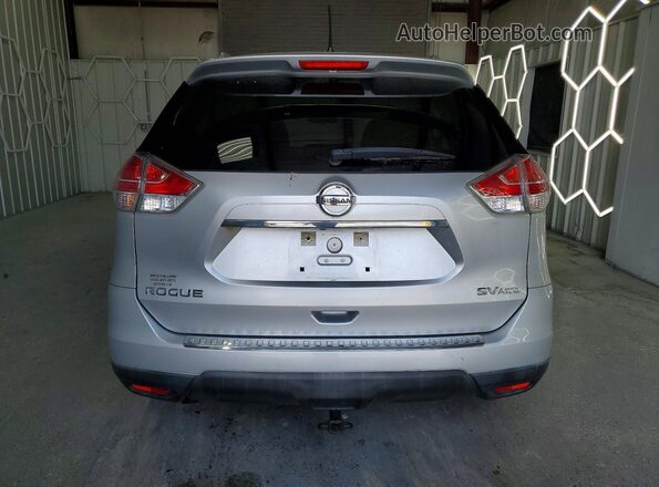 KNMAT2MV2GP631086 2016 NISSAN ROGUE Silver Widok z tyłu