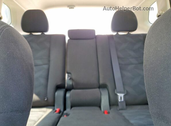 KNMAT2MV2GP631086 2016 NISSAN ROGUE Silver Widok tylnych siedzeń