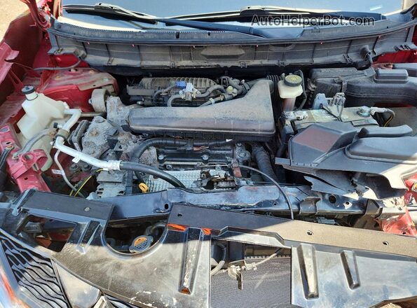 KNMAT2MV2GP638474 2016 NISSAN ROGUE Red Rear interior view
