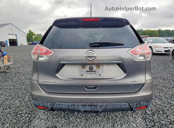 KNMAT2MV2GP641973 2016 NISSAN ROGUE Gray Widok z tyłu