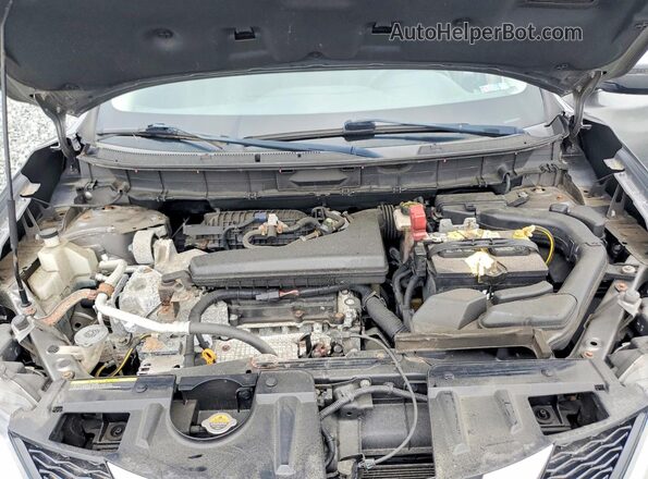 KNMAT2MV2GP641973 2016 NISSAN ROGUE Gray Widok komory silnika