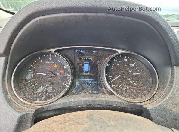 KNMAT2MV2GP653881 2016 NISSAN ROGUE White Սարքավորումների վահանակի տեսք