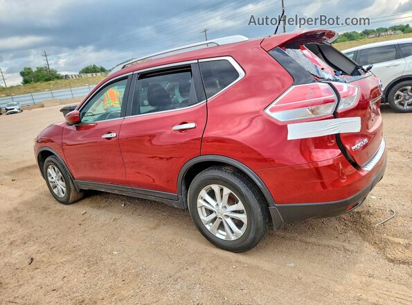 KNMAT2MV2GP655047 2016 NISSAN ROGUE Red Tył lewy