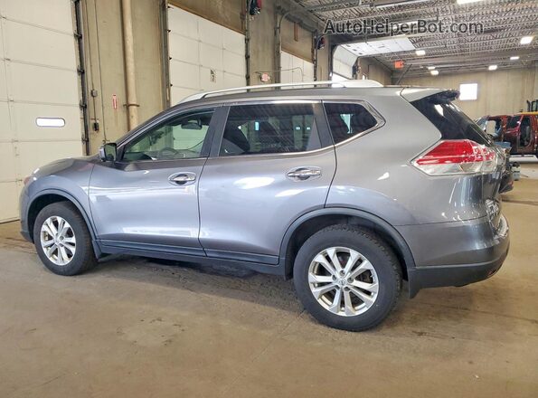 KNMAT2MV2GP658742 2016 NISSAN ROGUE Gray Trasero izquierdo