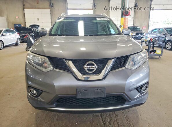 KNMAT2MV2GP658742 2016 NISSAN ROGUE Gray Vista frontal