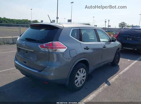 KNMAT2MV2GP659812 2016 NISSAN ROGUE Gray უკანა მარჯვენა