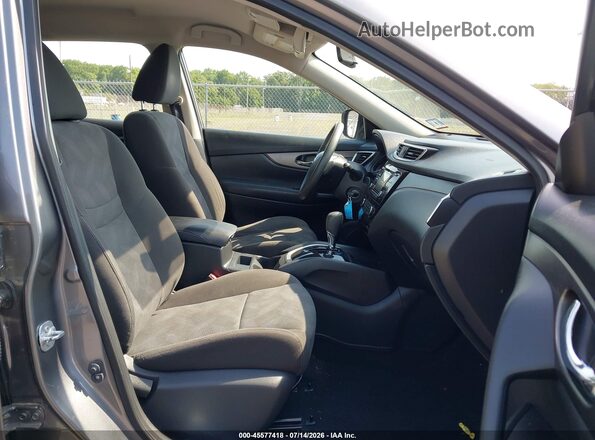 KNMAT2MV2GP659812 2016 NISSAN ROGUE Gray წინა სალონის ხედი