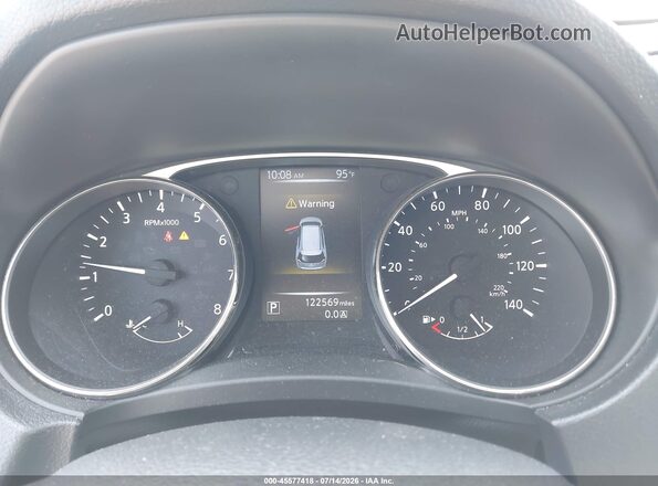 KNMAT2MV2GP659812 2016 NISSAN ROGUE Gray უკანა სავარძლების ხედი