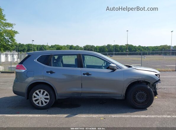 KNMAT2MV2GP659812 2016 NISSAN ROGUE Gray უკანა სალონის ხედი