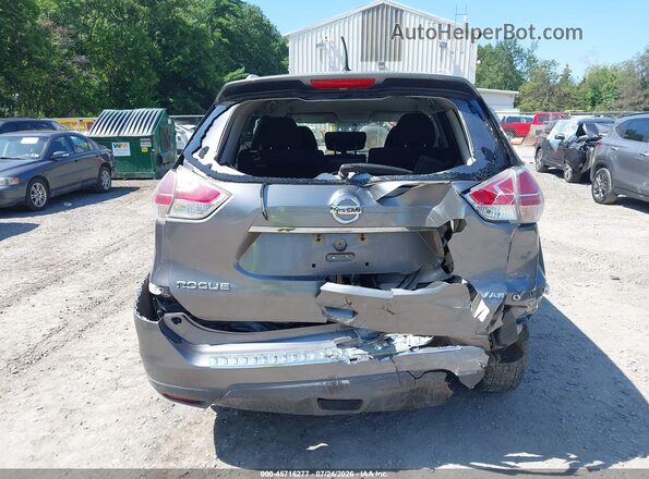 KNMAT2MV2GP668090 2016 NISSAN ROGUE Gray Вид спереду