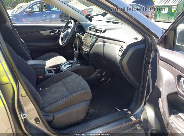 KNMAT2MV2GP668090 2016 NISSAN ROGUE Gray Вид салону спереду