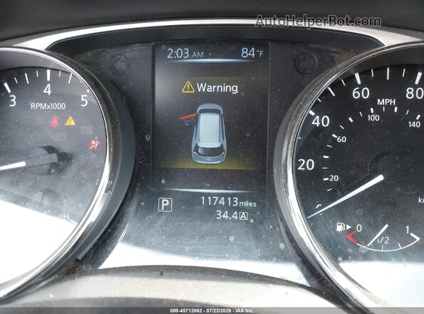 KNMAT2MV2GP676657 2016 NISSAN ROGUE Black Vista de los asientos traseros