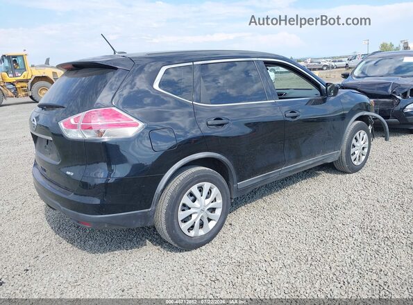 KNMAT2MV2GP676657 2016 NISSAN ROGUE Black Trasero derecho
