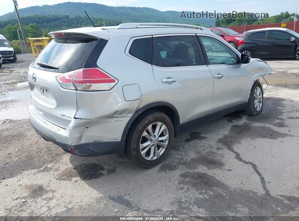 KNMAT2MV2GP681017 2016 NISSAN ROGUE Silver Tył prawy