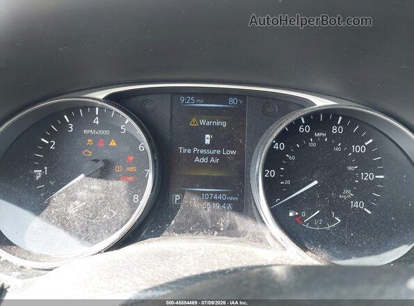 KNMAT2MV2GP681017 2016 NISSAN ROGUE Silver Widok tylnych siedzeń