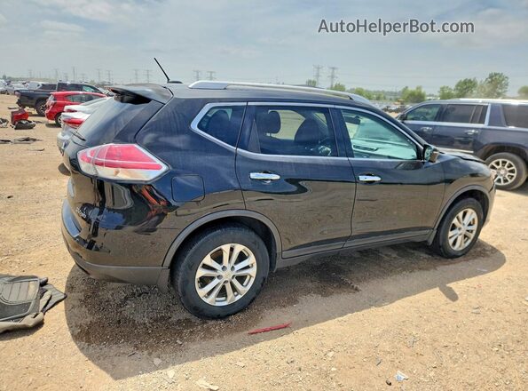 KNMAT2MV2GP698979 2016 NISSAN ROGUE Black Rear right