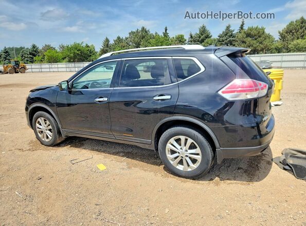 KNMAT2MV2GP698979 2016 NISSAN ROGUE Black Rear left