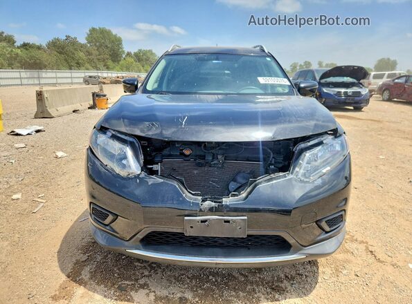 KNMAT2MV2GP698979 2016 NISSAN ROGUE Black Front view
