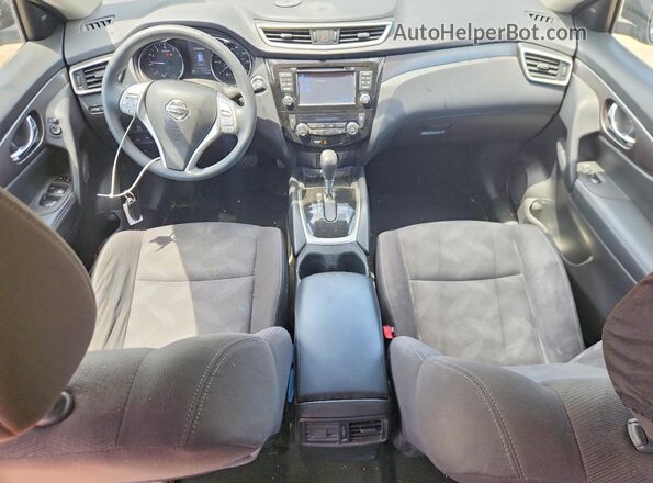 KNMAT2MV2GP698979 2016 NISSAN ROGUE Black Dashboard view