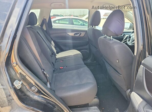 KNMAT2MV2GP698979 2016 NISSAN ROGUE Black Rear seats view