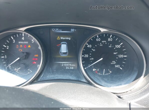 KNMAT2MV2GP713075 2016 NISSAN ROGUE White Widok tylnych siedzeń