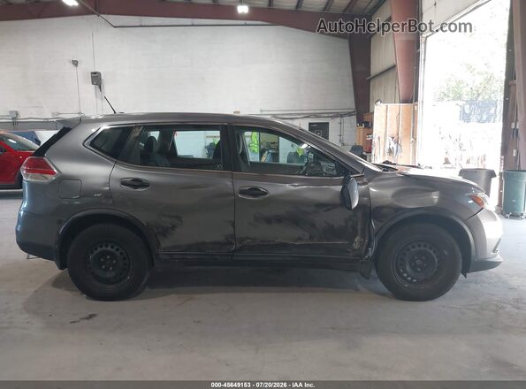 KNMAT2MV2GP714341 2016 NISSAN ROGUE Gray Դիմացի տեսք