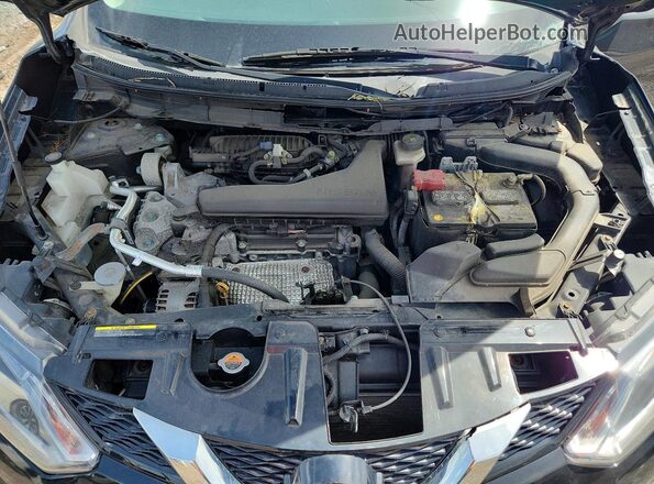 KNMAT2MV2GP737134 2016 NISSAN ROGUE Black Widok komory silnika