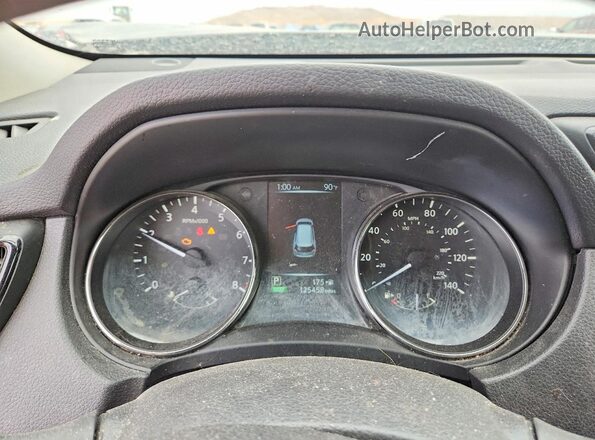 KNMAT2MV2HP506767 2017 NISSAN ROGUE Black Instrument cluster view