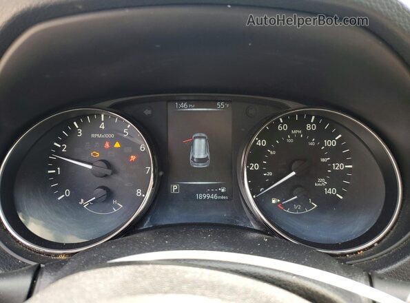KNMAT2MV2HP512892 2017 NISSAN ROGUE White Vista del cuadro de instrumentos