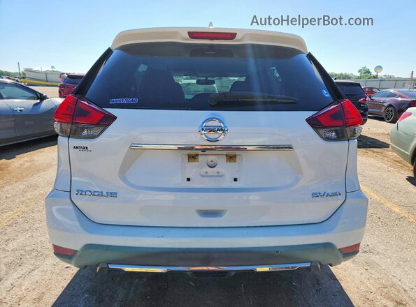 KNMAT2MV2HP564250 2017 NISSAN ROGUE White Вид ззаду