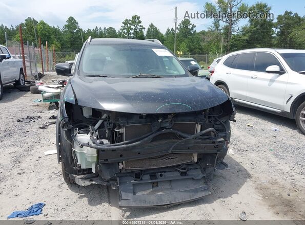 KNMAT2MV2HP566810 2017 NISSAN ROGUE Black წინა ხედი