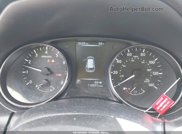 KNMAT2MV2HP566841 2017 NISSAN ROGUE White Вид задніх сидінь