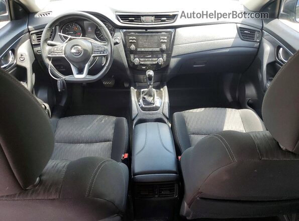 KNMAT2MV2HP578195 2017 NISSAN ROGUE Gray წინა პანელის ხედი