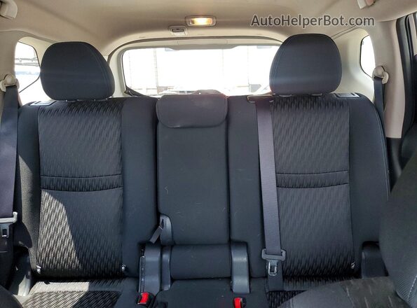 KNMAT2MV2HP578195 2017 NISSAN ROGUE Gray უკანა სავარძლების ხედი