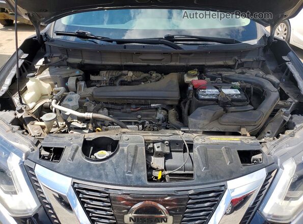 KNMAT2MV2HP578195 2017 NISSAN ROGUE Gray ძრავის განყოფილების ხედი