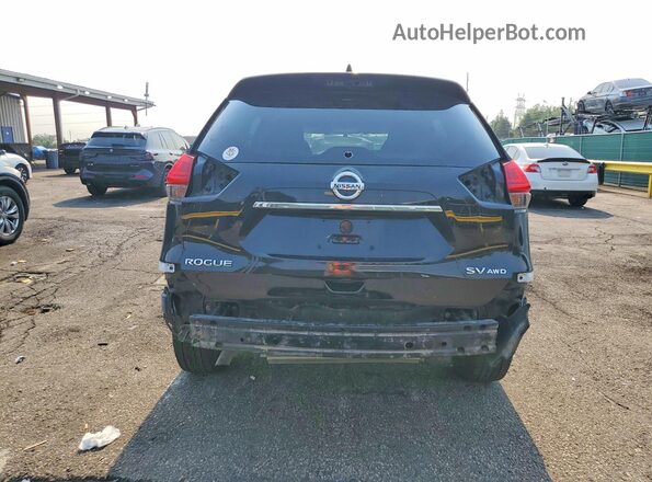KNMAT2MV2HP595160 2017 NISSAN ROGUE Black Widok z tyłu