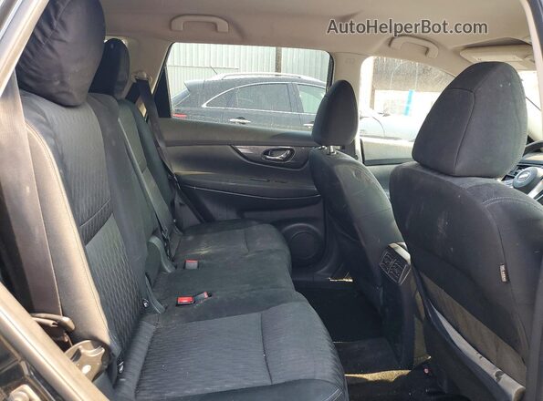 KNMAT2MV2HP595160 2017 NISSAN ROGUE Black Widok tylnych siedzeń