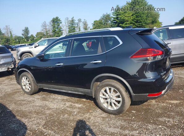 KNMAT2MV2JP522828 2018 NISSAN ROGUE Black უკანა მარცხენა